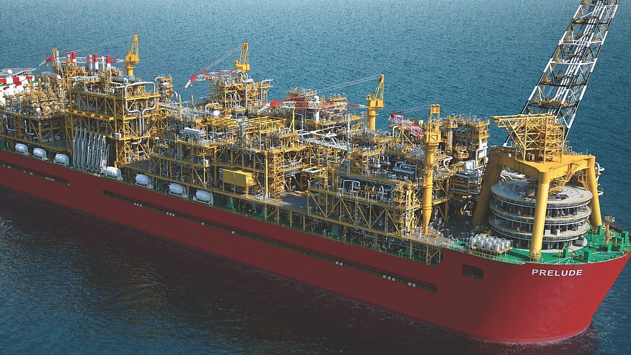 フローティングLNGでは、ガスの採掘から生産、液化、タンカーへの積載を全て洋上で行う